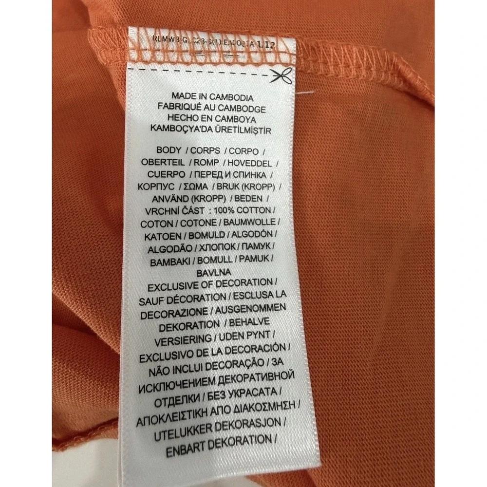Polo Ralph Lauren Men's SZ 4XLT  T-Shirt Classic-Fit Jersey SS Pocket Orange NWT
